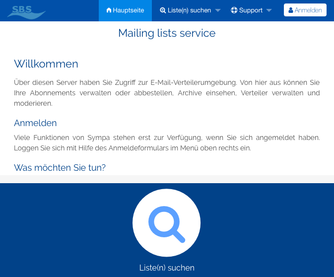 Mailinglisten